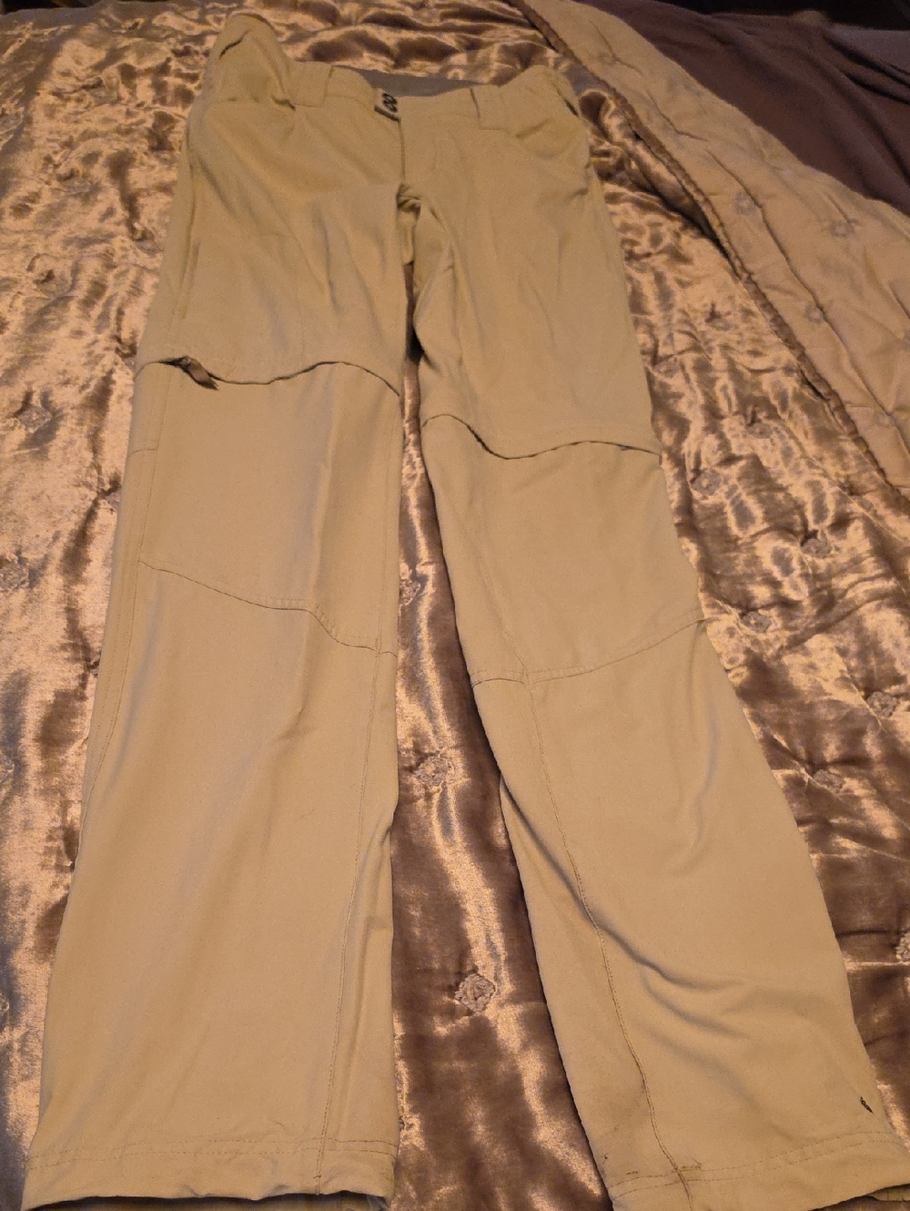 Columbia Light Khaki/Taupe Convertible Outdoor Hiking Pants